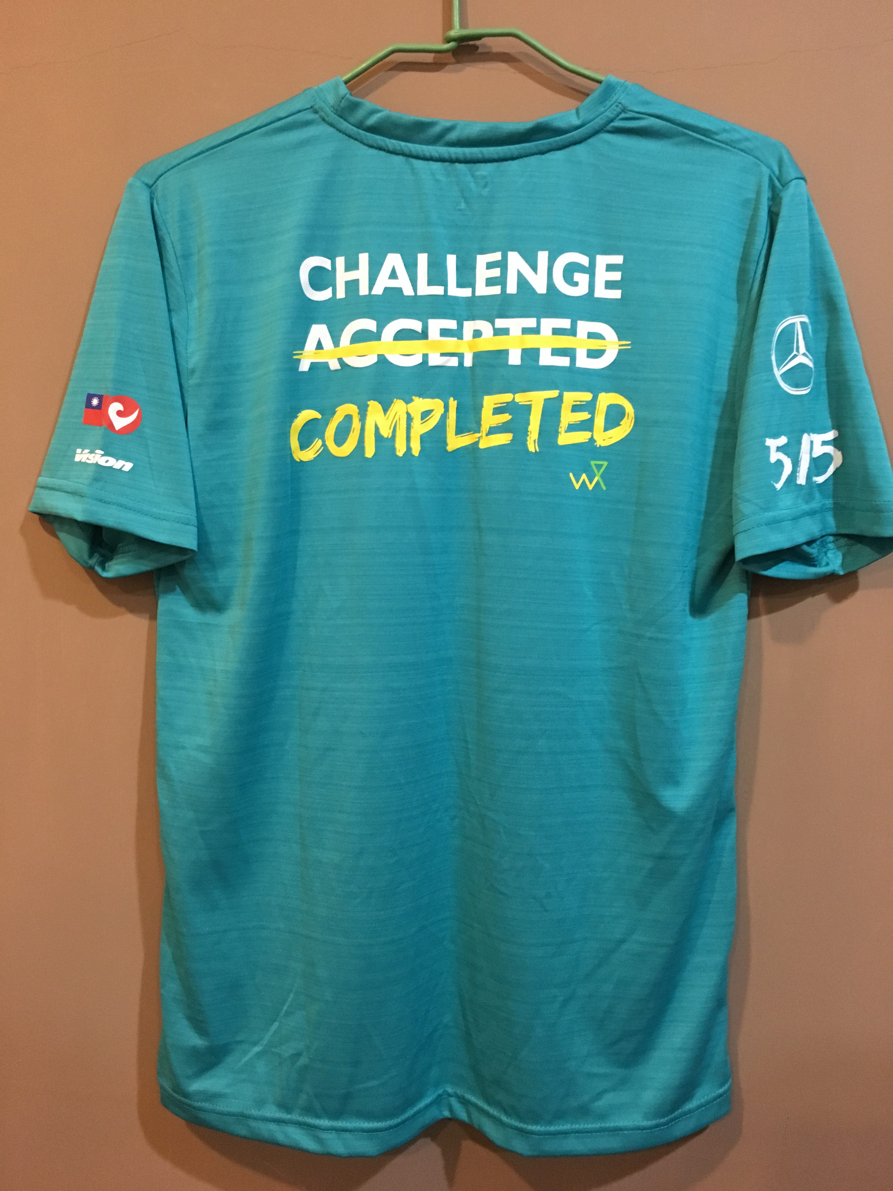 Challenge-Taiwan 2019完賽衣背面