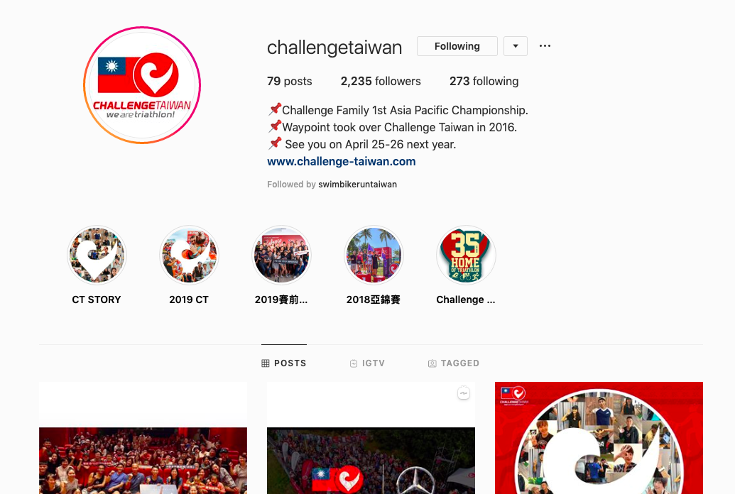 Challenge-Taiwan Instagram